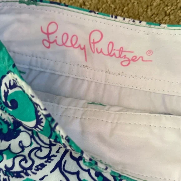 Lilly Pulitzer The Callahan Short 0 Preowned - Picture 4 of 5